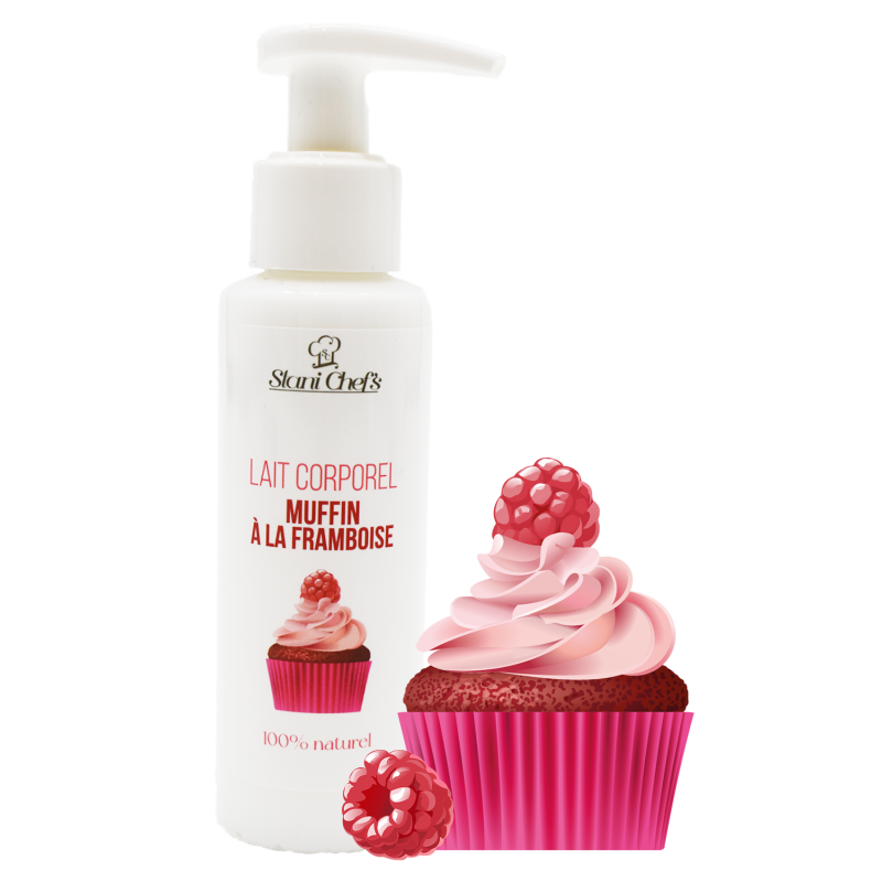 Lait corporel - muffin à la framboise - 100ml 