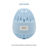 Boule de lavage bleue + recharge - Sans odeur 