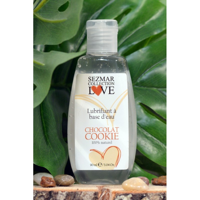 Lubrifiant à base d'eau 100% naturel Chocolat Cookie 90 ml 