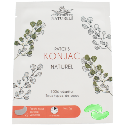 Patchs contours des yeux au Konjac - Aloé vera 