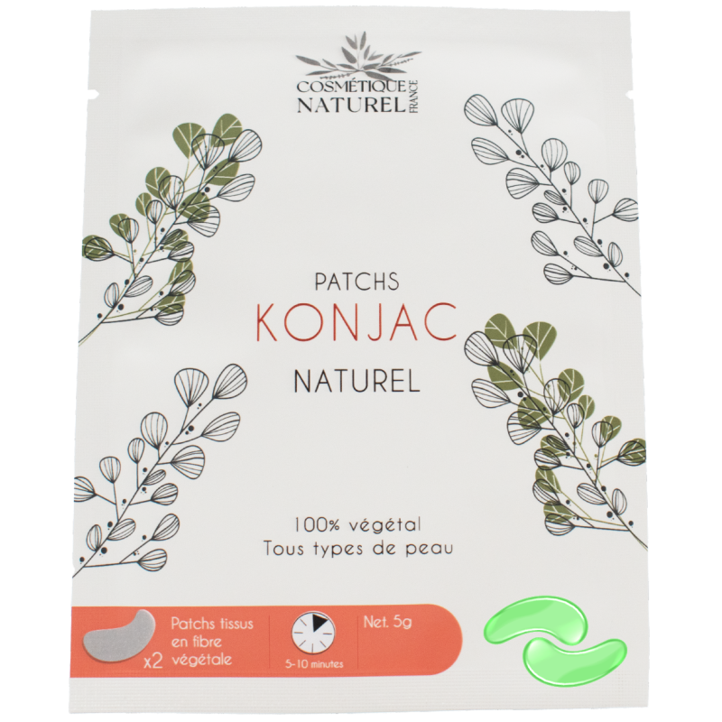 Patchs contours des yeux au Konjac - Aloé vera 