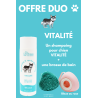 Shampoing pour chien + brosse de bain - OFFRE DUO - VITALITÉ 