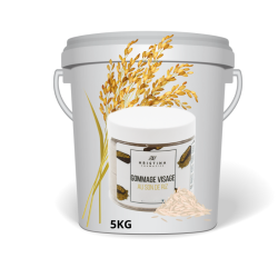 Gommage visage - Au son de riz - gros contenant 5KG