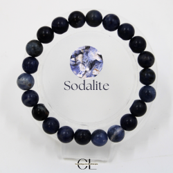 Bracelet en pierres naturelles Sodalite A 8-9mm